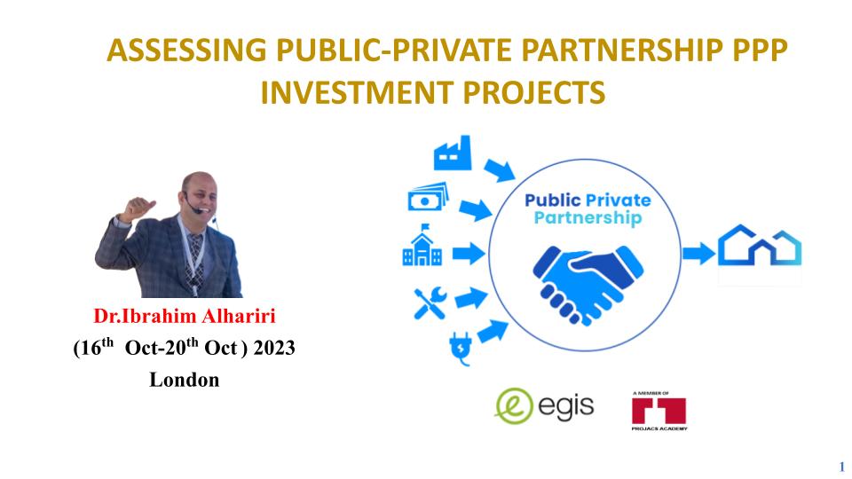 Title slide — Assessing Public-Private Partnership (PPP) Investment Projects